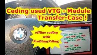 BMW E60 VTG (Transfer-Case) coding used Module with ProDiag (Diagzone, Xdiag).