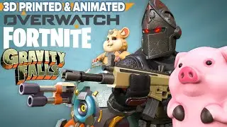 Fortnite vs Overwatch vs Gravity Falls!!