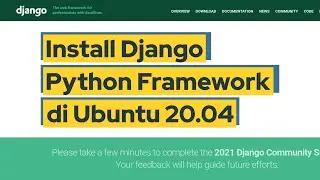 Install Django Python Framework di Ubuntu 20.04