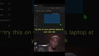 Shock your friends (Hide a folder on their computer) #shorts #short