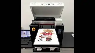 Amazing！So perfect Tshirt printing by Funsun DTG Printer！