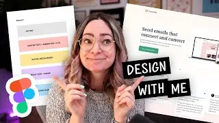 Designing a landing page for ad traffic [work vlog + show & tell]