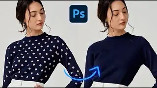 Remove dots on clothes - Short Photoshop Tutorial