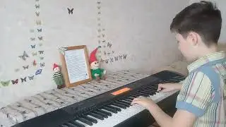 Soft Mozart. Гамма Ля мажор расходящийся вид.