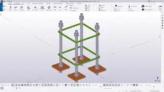 How to Create Anchor Bolts and the best Tool to apply in Tekla Structures