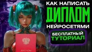 Как написать ДИПЛОМ или КУРСОВУЮ с помощью НЕЙРОСЕТЕЙ за 24 часа! Полный туториал!