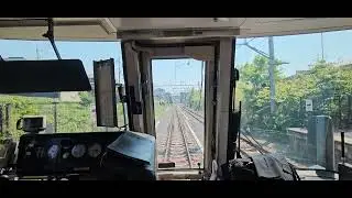 Driver's View of the Nara Line or Nara-Sen in Kyoto, Japan - Inari Station to Uji Station [1080p]