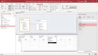 Create a Query in Design View in MS Access - Office 365