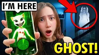 I FOUND A GHOST IN MY HOUSE AT 3AM...(GHOST TRACKER)