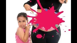 Isabel pinta mi panza - Baby on Board - Belly and Body Paint -  PANCITAS DE COLORES
