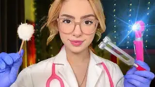 ASMR Ear Exam & Ear Cleaning 👂 Hearing Test, Doctor Roleplay, Tuning Fork, Medical, Beep Test