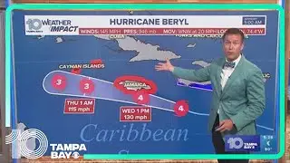 Tracking the Tropics: Hurricane Beryl expected to impact Jamaica as dangerous Category 4 storm