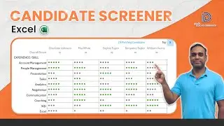 How to select top candidates for a job using Microsoft Excel? Solution for Recruiters!