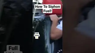 How To Siphon Fuel, Gas, Liquid Fast #shorts