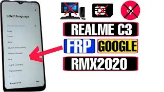 Realme C3 FRP Bypass Android 11 2022 | Realme RMX2020 FRP Bypass 2022 | Realme C3 Google Bypass | PC