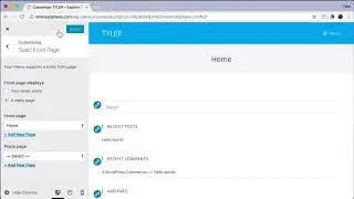 Setup WordPress Homepage #15