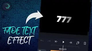 Text Animation like 777 | Fade Text Effect in Alight Motion | Alight Motion Text Animation