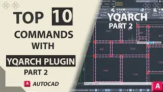 the best 10 autocad commands for yqarch||the best autocad tutorial part2