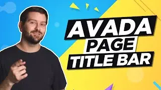 Avada Page Title Bar Setup & Styling