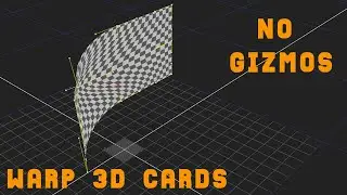 How to warp a 3d CARD as like as by GridWarp