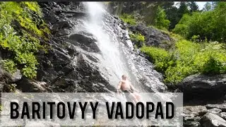 Баритовый водопад. Перевал Баритовый. Архыз