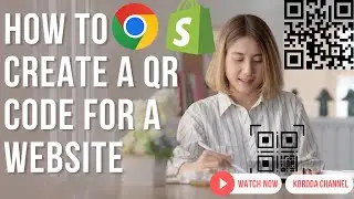 How To Create A QR Code For A Website or Webpage Link Free In Chrome (Shopify Stores, Canva, etc)