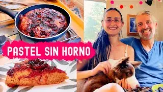 Cocinando juntos en la Caravana | BIZCOCHO SIN HORNO con ciruelas