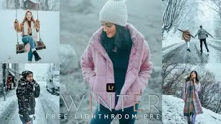 Lightroom Mobile Preset Free DNG | Winter Lightroom Preset Free | lightroom presets