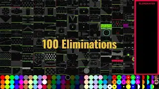 100 Eliminations Marble Race in Algodoo