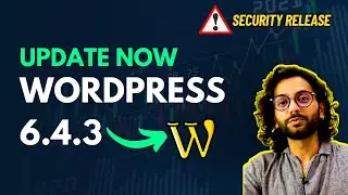 Wordpress 6.4.3 - Important Security Release (UPDATE TODAY)