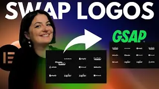 GSAP LOGO SWAP THE MARQUEE RE-IMAGINED - Elementor Wordpress Tutorial Flex Container