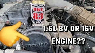 How to identify your ENGINE! Suzuki Sidekick Geo Tracker 1.6L 8valve vs 16valve