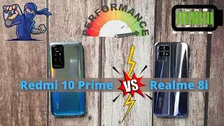 Realme 8i vs Redmi 10 Prime: PUBG, Battery & Performance Test