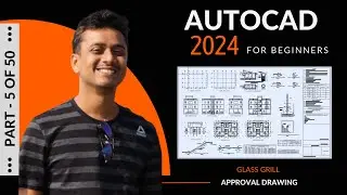 AutoCAD 2024 tutorial || Making a simple floor plan in AutoCAD 2024 || AutoCAD 2d drawing (2023)