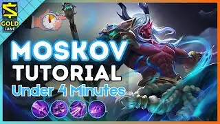 4-Minute Moskov Tutorial in the Gold Lane || (MLBB S35) 2025