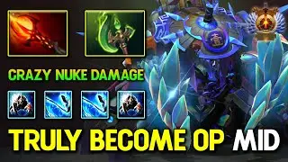 TRULY BECOME OP MID Nyx Assassin 1st ITEM LVL5 Dagon Parasma Build Crazy Nuke Damage Combo DotA 2