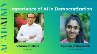 Importance of AI in Democratization Process | Interview | Dr. Vikram Chalana & Aashika Vishwanath