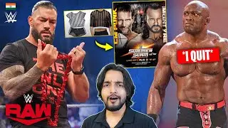 The Bloodline RAW Edition🔥😮....Finally Roman Reigns Revenge, Bobby Lashley Quit, Summerslam 2024
