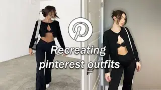 Recreating Pinterest Outfits | *thrifted