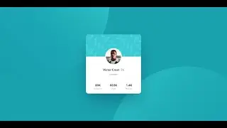 HTML & CSS Tutorial | Frontend Mentor - Profile Card Component