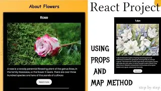 Complete React project using props... #project1