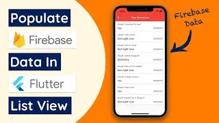 How To Retrieve Firestore Data And Populate List View - Decider Part 8