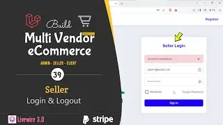 #39. Seller - Login and Logout