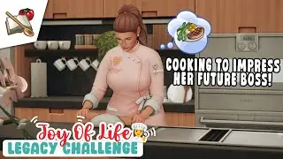 Cooking to Impress! My Sim's BIG Job Interview in The Sims 4 👩‍🍳✨