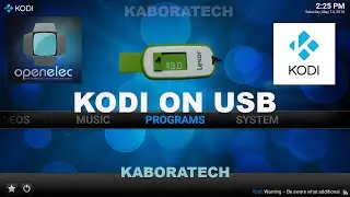 HOW TO RUN KODI from USB FLASH DRIVE