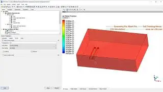 Air Pollution within a Street Canyon, CFD Simulation, ANSYS Fluent Training