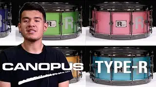 Canopus Type-R “BULLET” Snare Drum Demo