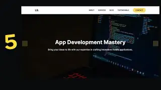 Design A Responsive Modern Website Using HTML, CSS & JavaScript (Part 5)