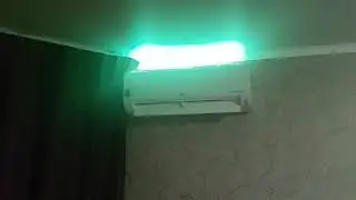 Кондиционер LG B09TS. Цветовой режим работы кондиционера.