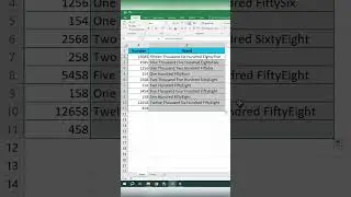 NumToWord Formula in excel. 